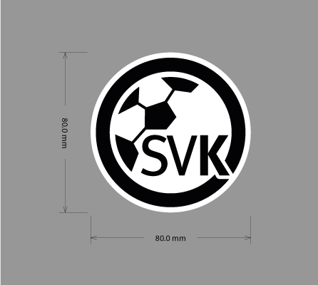 SV Kaufdorf - Aufkleber gedruckt rund