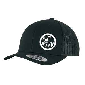 SV Kaufdorf - Retro Trucker Cap schwarz-schwarz