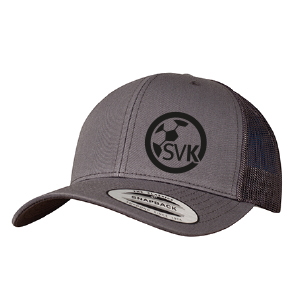 SV Kaufdorf - Retro Trucker Cap grau-schwarz